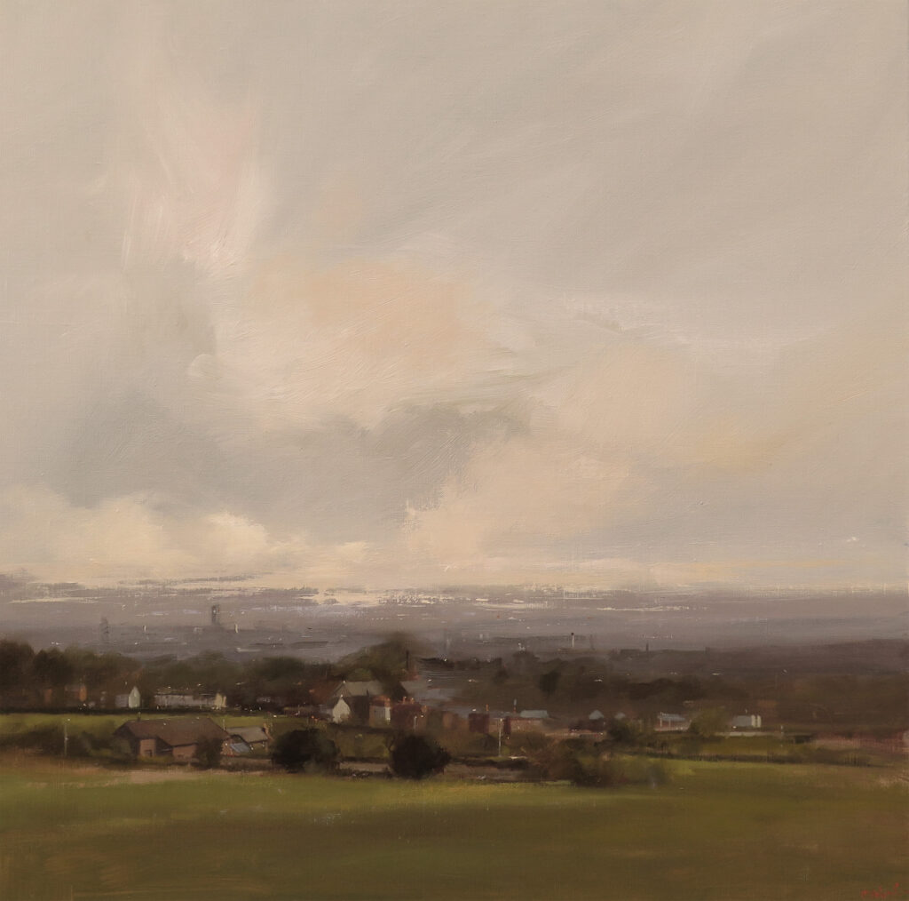 Where Land Meets Sky | Oil On Canvas | 24″ x 24″ | £2700