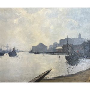 Campbell Archibald Mellon ROI RBA (1876 - 1955) ‘Yarmouth, Early Morning’