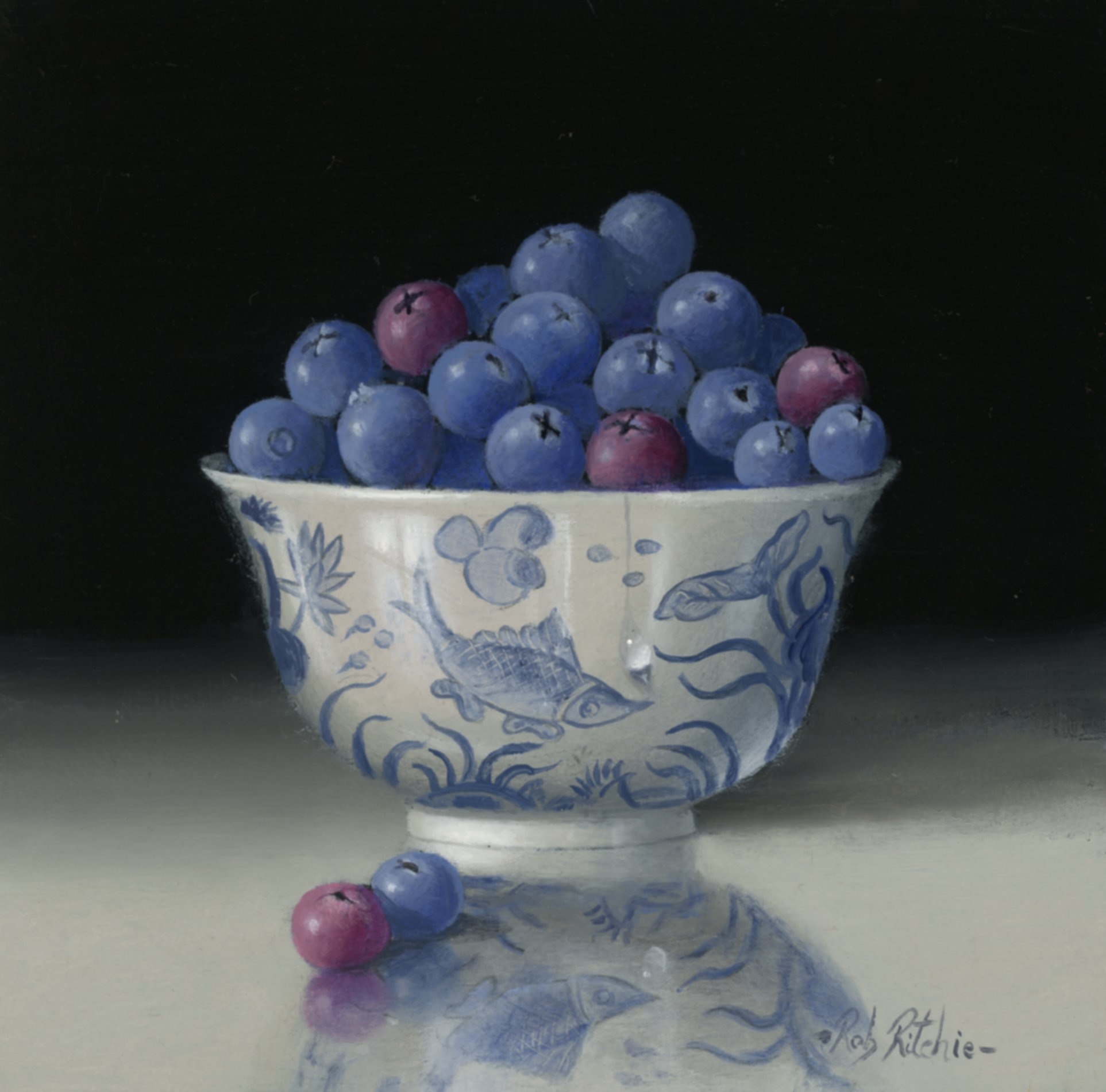 Blueberries in a Bowl