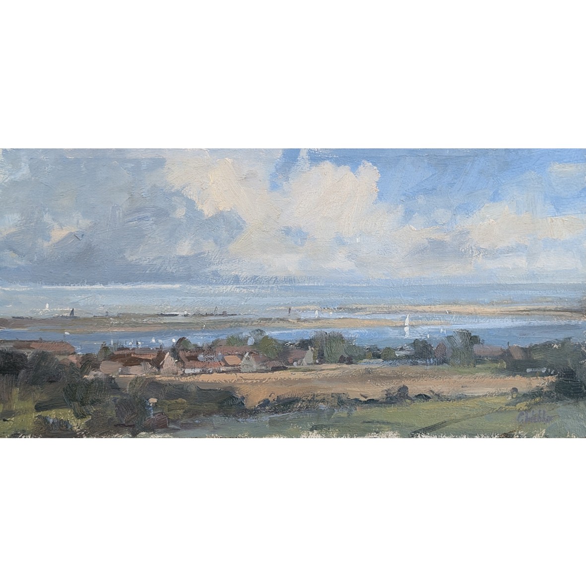 Gathering Cloud Over Brancaster Staithe