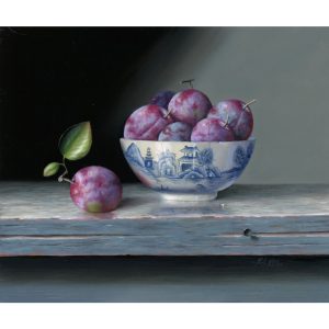 Plums in a Bowl