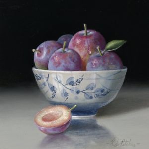 Plums in a Bowl