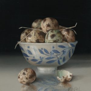 Quail Eggs in a Bowl