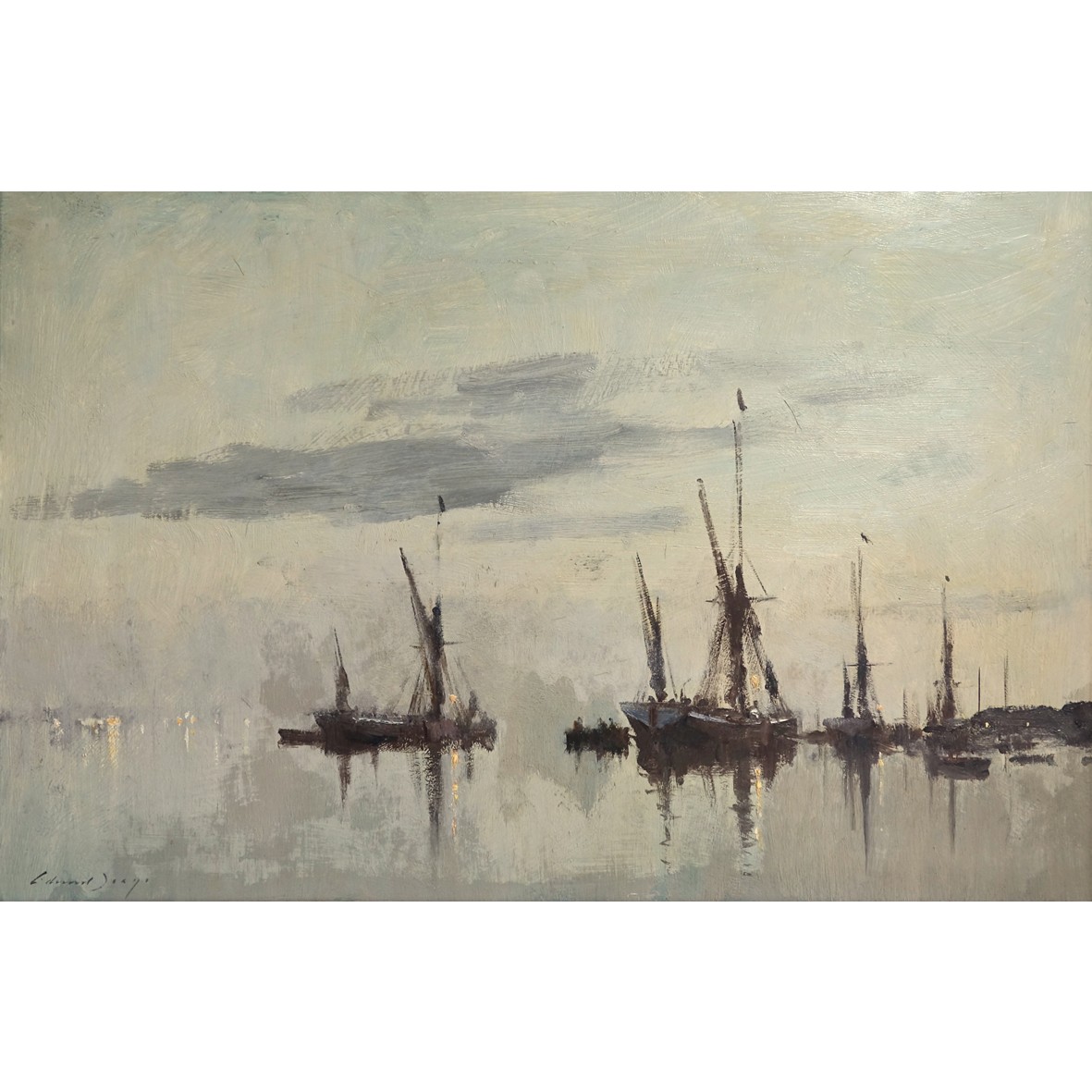 Dusk on the Orwell