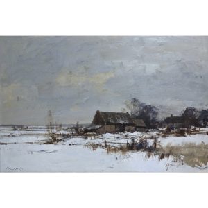 Norfolk Landscape Under Snow