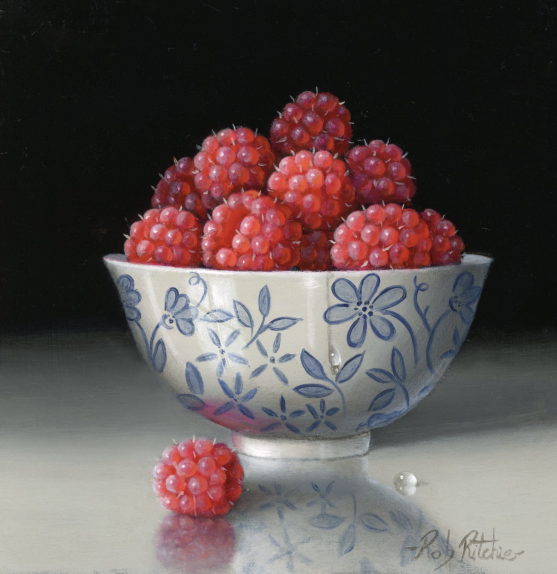 Raspberries in a Bowl