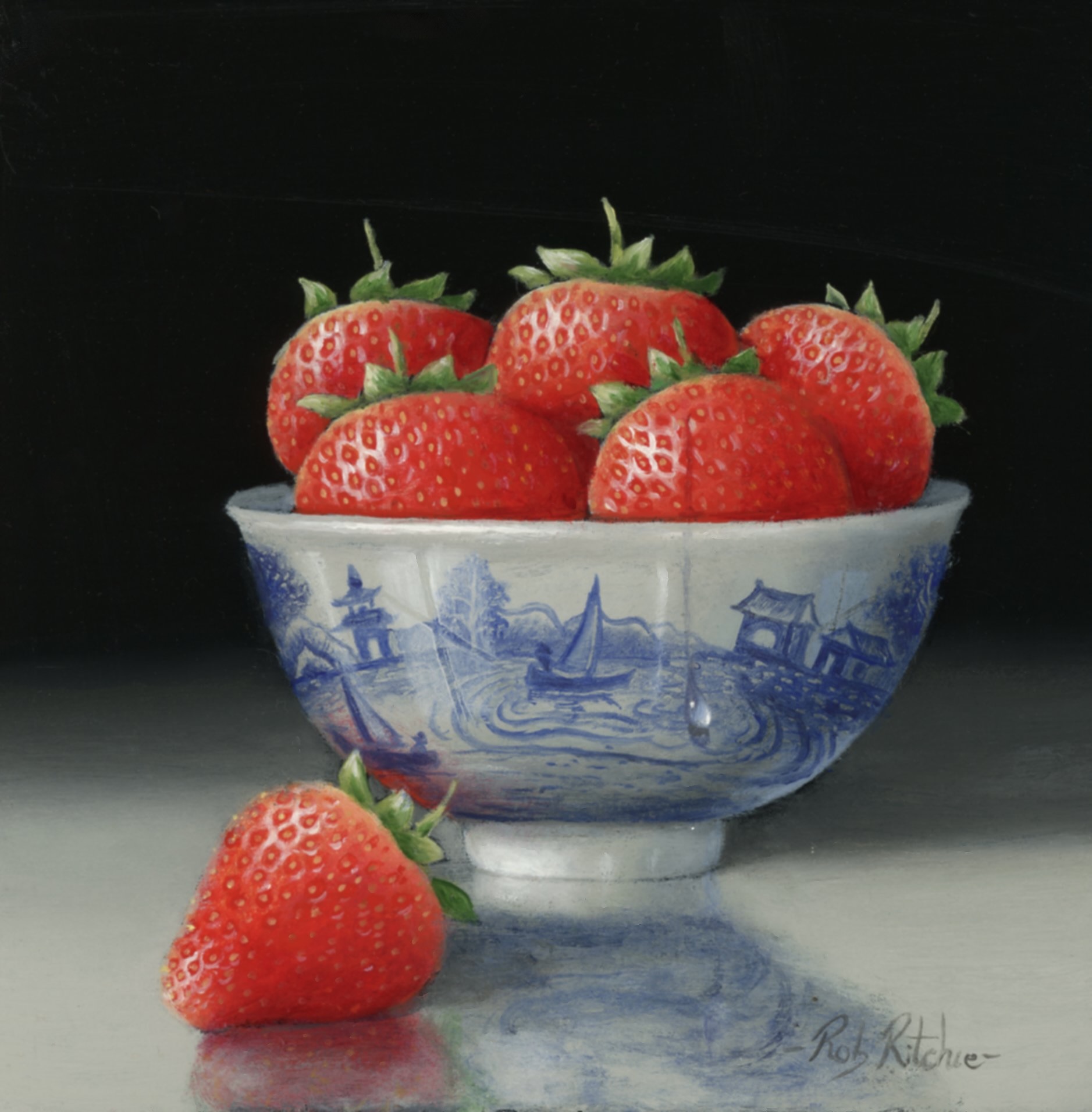 Strawberries in a Bowl