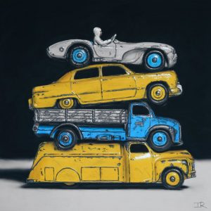 Balancing Act, Yellow, Silver and Blue