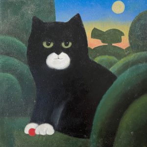 Cat with Ball