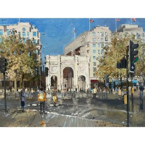 Autumns Light at Marble Arch
