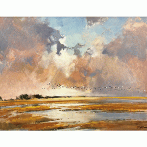Brent Geese Over Holkham Bay