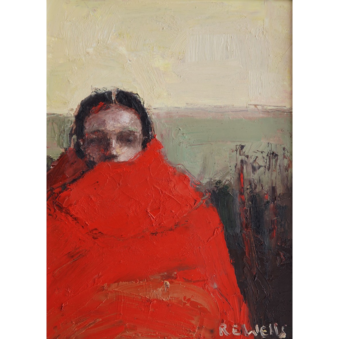 Chiara in Red, South Downs